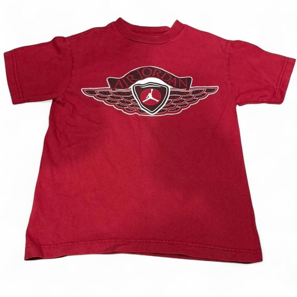 Red Vintage Air Jordan baby tee